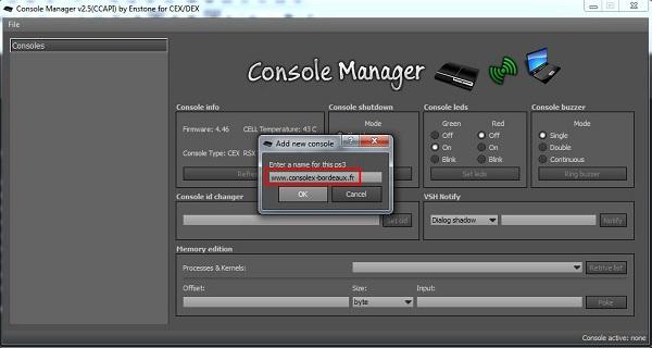 ControlConsole API (CCAPI) – PS3